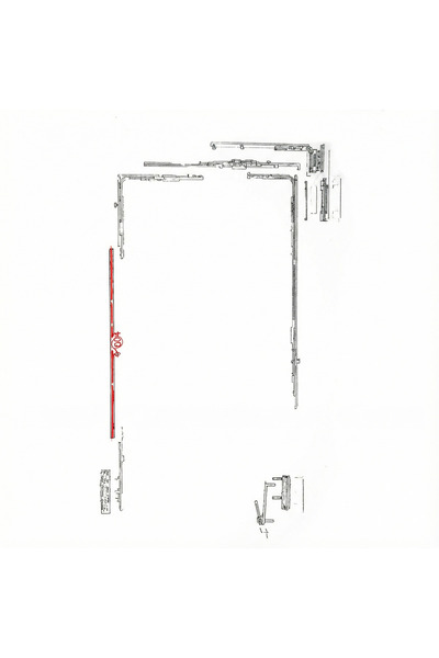 Vorne PVC Çift Açılım Tk. En-Boy (400-650) x (700-1200) 13 Aks