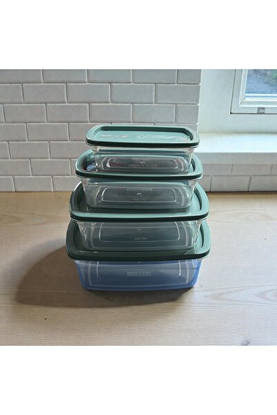 Tuffex PURE 4’LÜ DİKDÖRTGEN SAKLAMA KABI SETİ