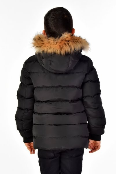 benitto kids Palton pentru băiat din blană naturală 512480