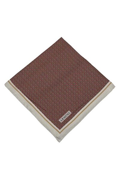 Armine İpek Eşarp Nostalji - 8733-07 Bordo Twill