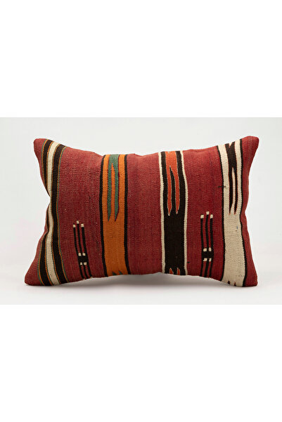 Kilim Whole Sale Vintage Pillow Cushion Cover Made from Handmade Old Kilim, 40X60 Cm, Wool