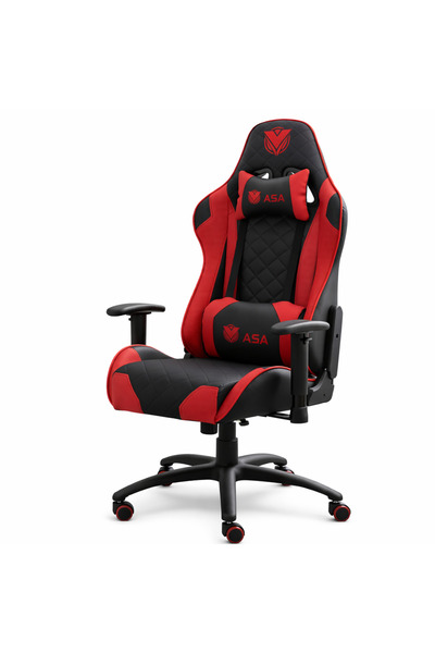 ASA Ergonomic Gaming Chair with Adjustable Armrests, Lumbar & Headrest Support