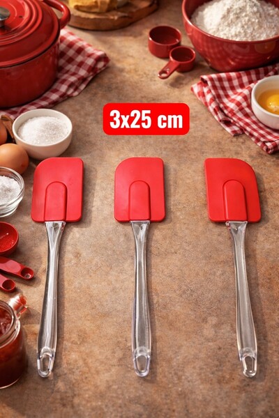 Nesto Home 25 cm Silicone Maxi Wide Spatula, Non-Stick Flexible Kitchen Spatula