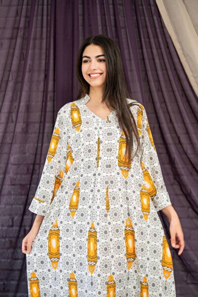 AFandina Afandina cotton jalabiya for Ramadan and family occasions SM-24