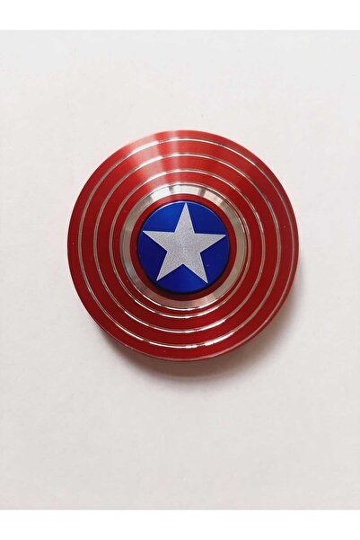 bir sürü eşya pak market Premium Metal Stress Wheel Captain America Shield Fi...