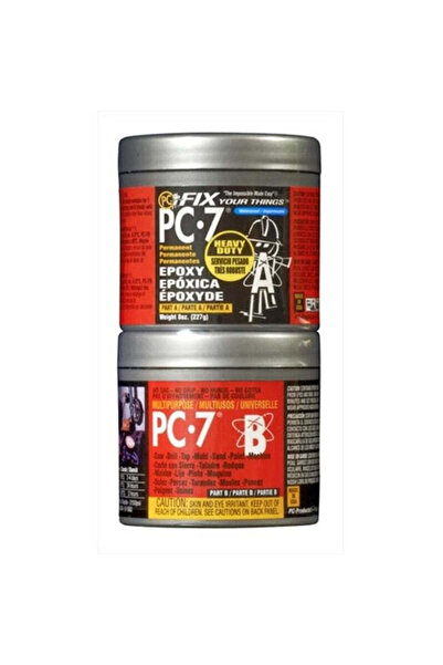 PC معجون إيبوكسي -7، نصف باوند - رمادي داكن