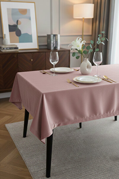 VİLİNZE Velvet Fabric Round Tablecloth