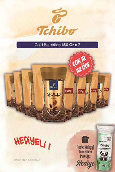 Tchibo 150 Gr Gold Selection 7'li Çok Al Az Öde Çözünebilir Kahve ve Pamuk
