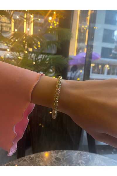 staınless steel Mineli kelepçeli Çelik bileklik