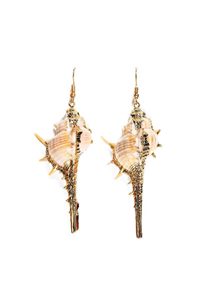 luckybaby Seashell Elegant dangling earrings made of high-quality natural shells, handcrafted with a stylish design that gives a delicate and attractive look.