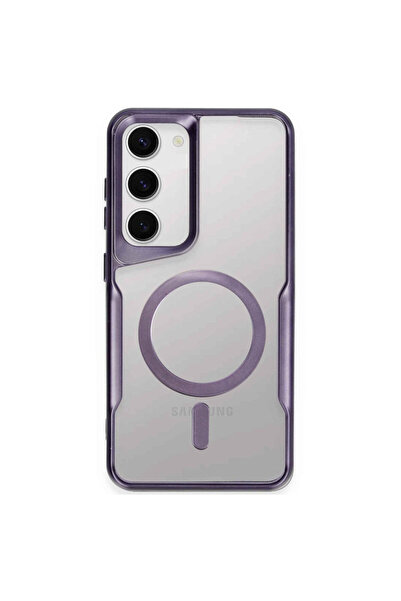 NewFace Samsung Galaxy S23 Case Boyi Magsafe Silicone Cover - Deep Purple