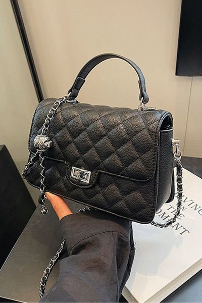 Louis Vettriano Quilted Crossbody Purse for Women Trendy Ladies Shoulder Bag ...