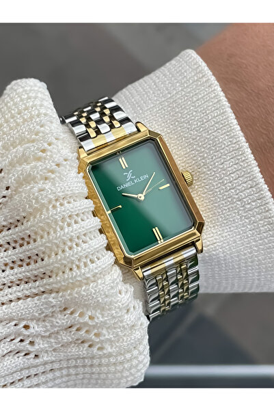 Daniel Klein Daniel Kelin Women's Steel Wristwatch Gold Color Waterproof Engagement Wedding Jewelry