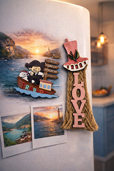 seymenbıçakçılık Karadeniz Hatırası Magnet Seti | Trabzon Temalı Dekoratif Bu...
