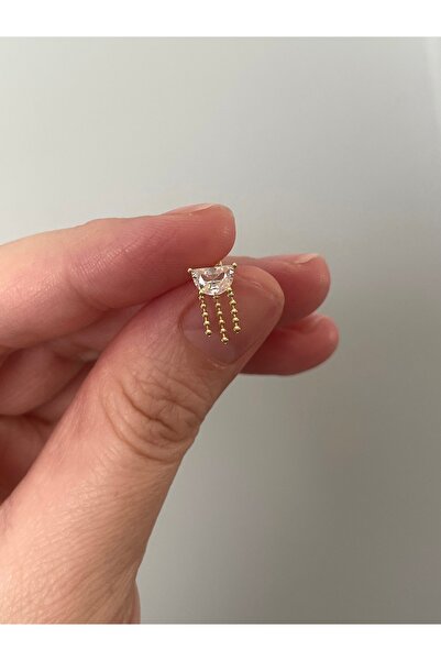 denizden silver Sallantılı gümüş piercing