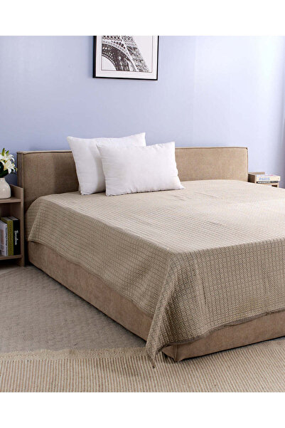REDTAG Beige 2-Piece Clip Jacquard Textured Duvet Cover Set – Single Size