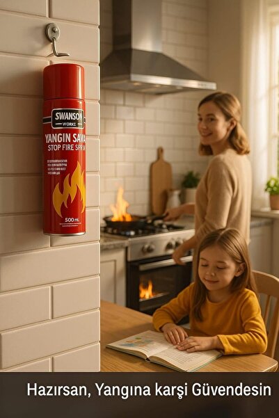 Genel Markalar Works Yangın Savar Sprey 500 ml – Portatif,Hızlı,Etkili,Taşına...