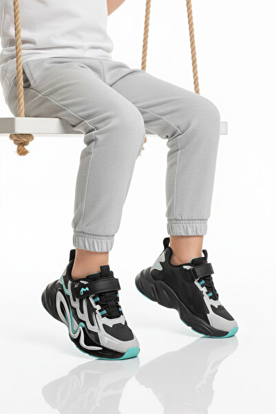 Marco Kids Pantofi sport pentru băieți, gri cu velcro, ușoare 161-T5440210 F