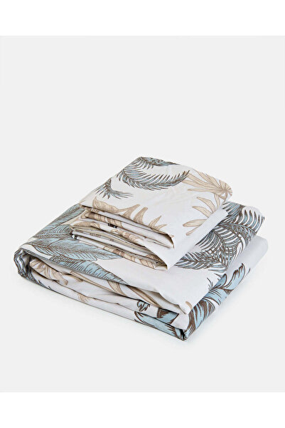 REDTAG Beige 3 Piece Ombre Printed Duvet Cover (Double Size)