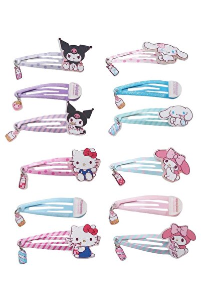 SANRIO Lisanslı Hello Kitty ve Arkadaşları Sweet Factory Saç Tokası