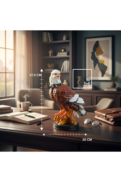 İki Yedi Konsept Castro 771 Kartal Heykeli Dekoratif Biblo, Masaüstü Ofis Ev ...