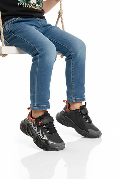 Marco Kids Μαύρα αθλητικά παπούτσια με κολλητικό κολλητήρι για αγόρια 161-T54...