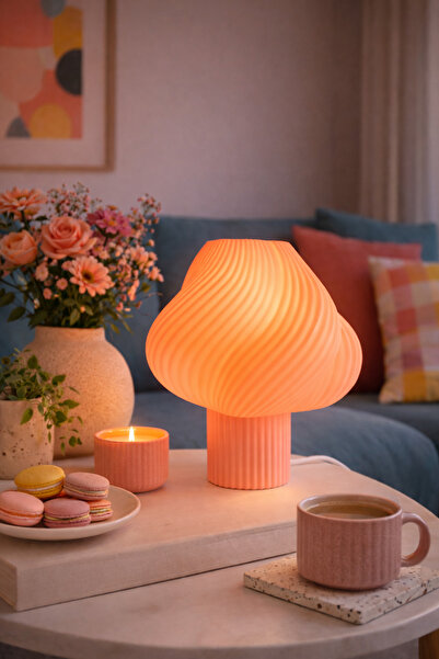 DOAN HOME Creamy Strawberry Masa Lambası