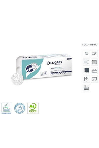 Lucart Professional Hârtie igienică Lucart Aquastream
