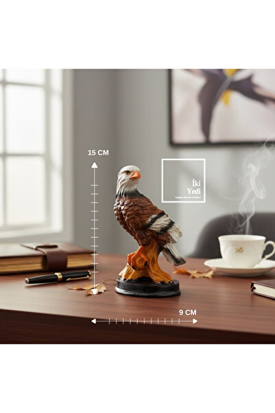 İki Yedi Konsept Castro 773 Kartal Figürü 15 cm Masaüstü Dekoratif Biblo, Ofi...