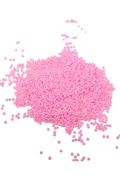 Serhat Aksesuar ve El İşçilik خرز رملي 08 بلون وردي فاتح 3 مم (100 جرام 6000 ...