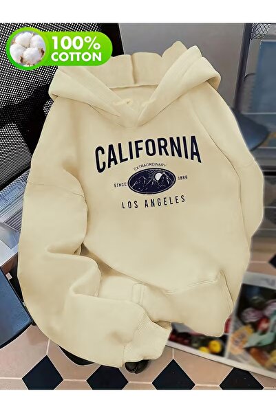 Flaubert Γυναικείο φούτερ με στάμπα, ύφασμα ποιότητας 3 κλωστών, oversized εφ...