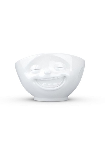 TASSEN Laughing- beyaz kase, 1000 ml