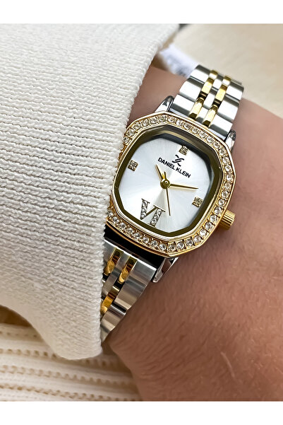 Daniel Klein Daniel Kelin Women's Steel Wristwatch Gold Color Waterproof Engagement Wedding Jewelry