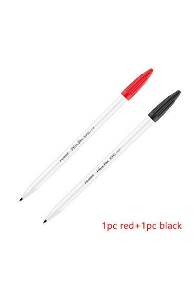 Choice1 1pc red 1pc black 2Pcs Skin Marker Pen With Ruler Eyelash Extension Tool Sterilized Package For Tatt