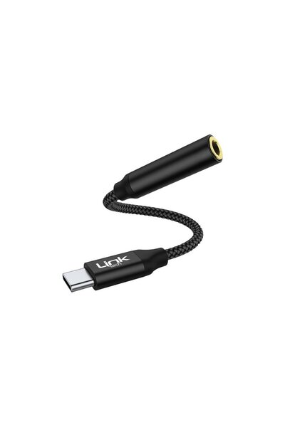 Linktech A195 USB-C - Kulaklık Jakı Bluetooth Dönüştürücü