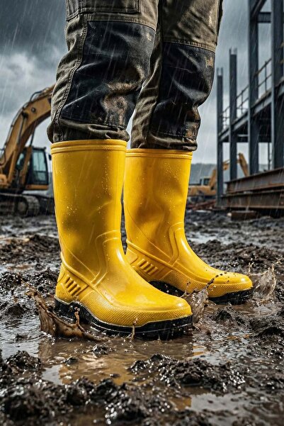 ARMÜZ Gezer Unisex Plastic Rain Boots for Gardening and Work