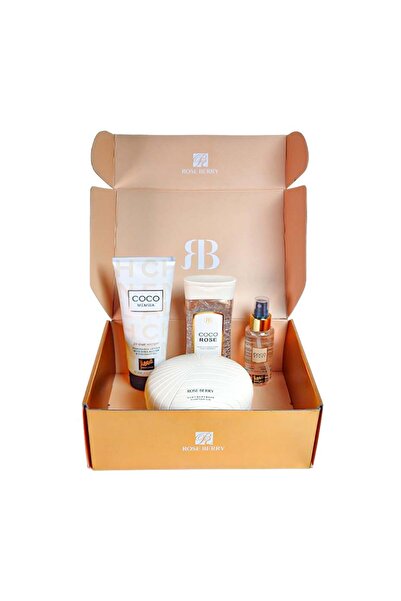 roseberry مجموعة هدايا نسائية Coco Roseمنتجات متكاملة تغمركِ برائحة الكوكو الدافئة واللمسة الوردية