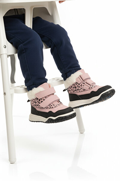 Cool Powder Velcro Non-Slip Sole Girls' Boots Shade B