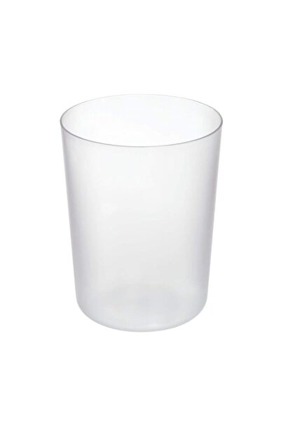 Generic Idesign Finn Bpa-Free Plastic Round Waste Basket - 7.64" X 10", Clear