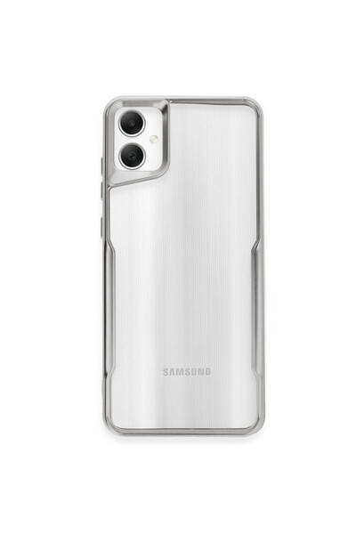 NewFace غطاء سيليكون لهاتف سامسونج جالاكسي A05 - فضي