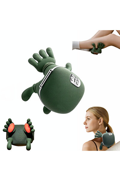 JUSTNET Aparat de masaj cervical multifuncțional, Shiatsu 4D pentru gât, umeri, spate, brațe și picioare