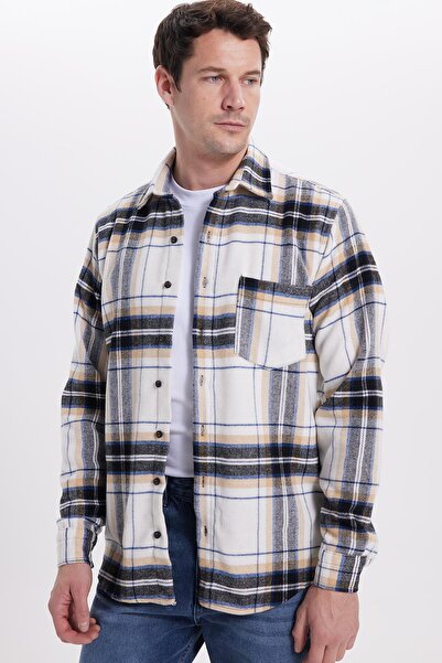 Tudors Men's Regular Fit Comfortable Cut Winter Plaid Lumberjack Shirt
