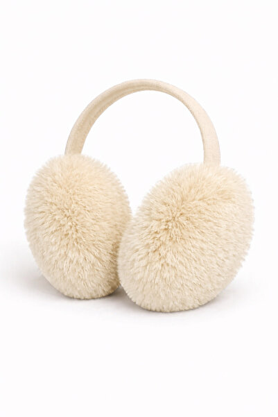 Nacar Kadın Peluş Kışlık Kulak Isıtıcı Özellikli Katlanabilir Yumuşak Tüylü P...
