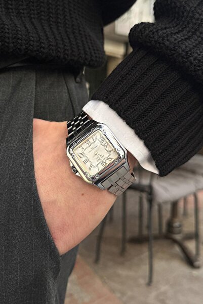 Flaw Wear Roma Rakamlı Vintage Saat Gümüş