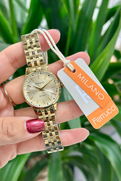 Ferrucci Çelik Kordon Su Geçirmez Garantili Kadın Kol Saati