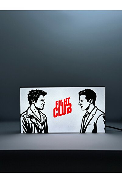 shop Masa Lambası - Fight Club (Dövüş Kulübü) Adaptörlü Dekoratif & Hediyelik...