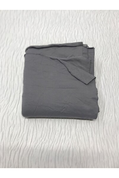 Yiğit Kumaş Şardonlu 2 İplik Esnek Pamuk Kumaş Gri, Parça 90x130 cm Füme