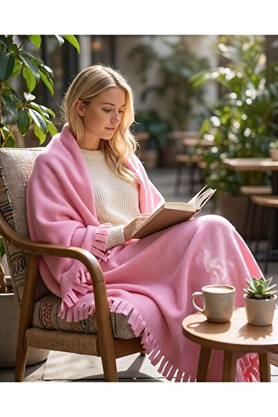 NOVİPACK TV BATTANİYESİ POLAR PEMBE RENK 130X170 CM
