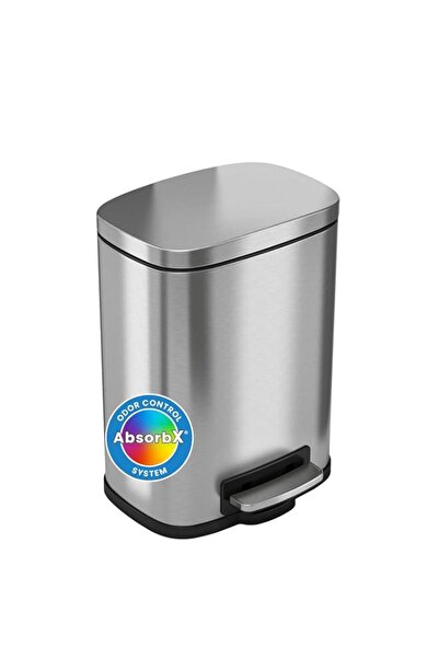 Generic iTouchless SoftStep 1.32 Gallon Small Bathroom Trash Can with Lid and...