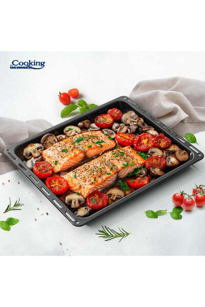 dealshopromania Enameled oven tray Cooking by Heinner, 45.5 × 37.5 × 3.5 cm